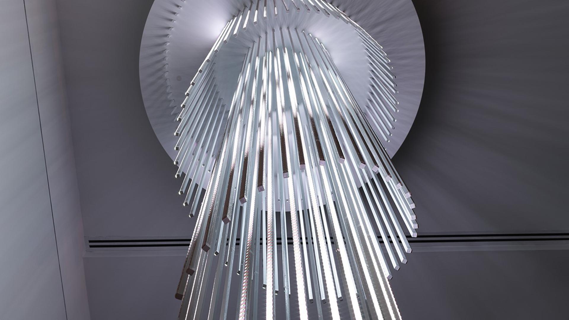 NASA's Earth Pulse display from June 2023 at NASA Headquarters.